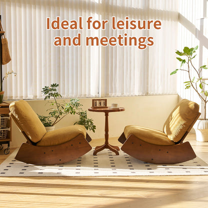 Comfortable High-Quality Upholstery Glider Rocking Chair