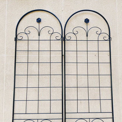 4 Pack Metal Garden Trellis for Climbing Plants