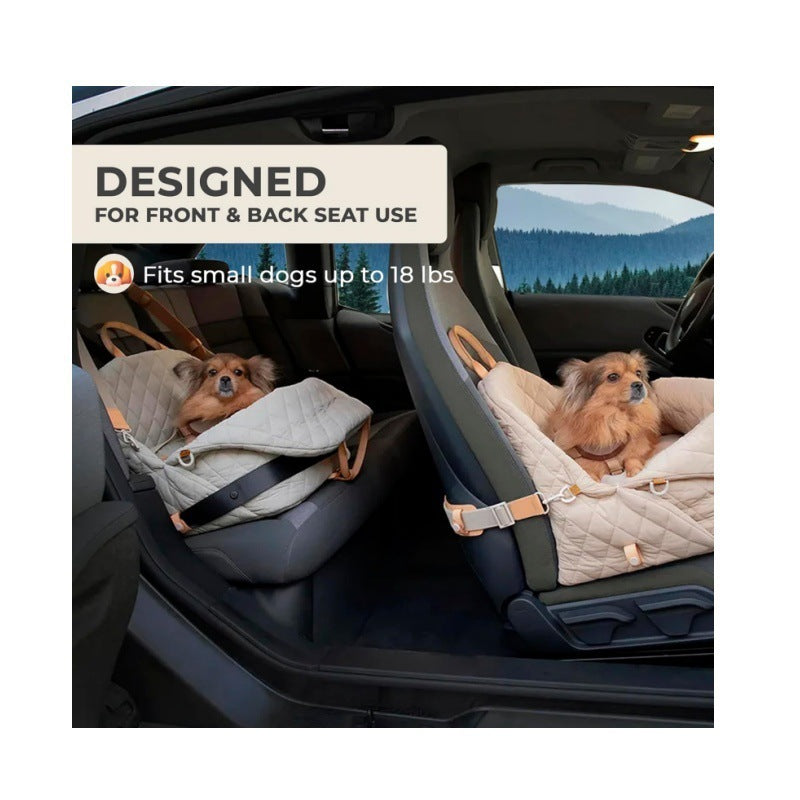 3-in-1 Cotton Multipurpose Pet Carrier & Car Seat.