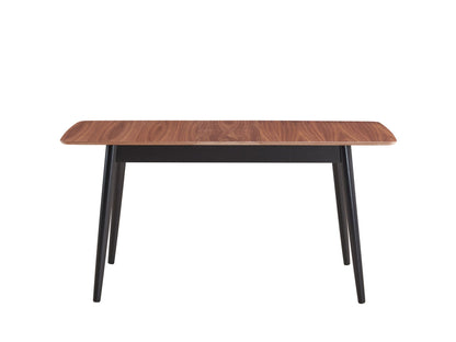 Lanae - Dining Table (Extension Bufferfly Leaf) - Natural / Black
