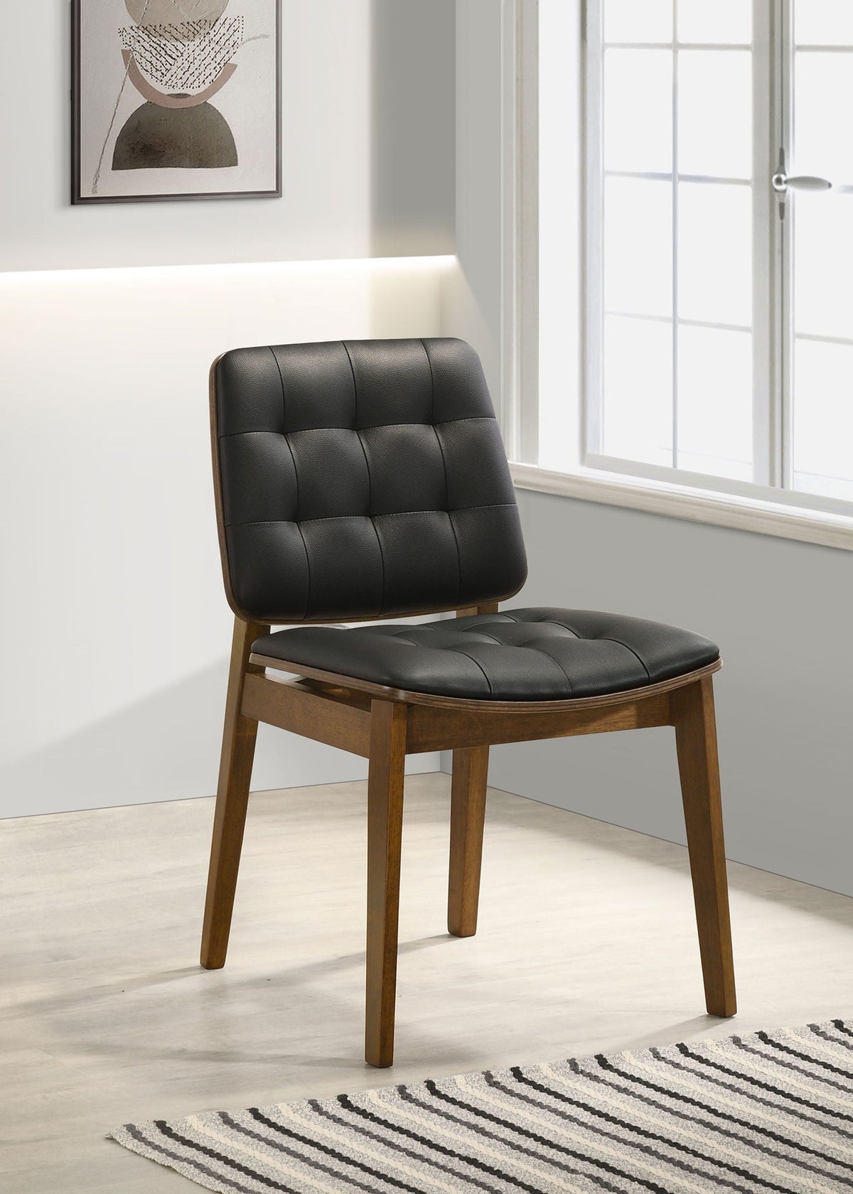 Redbridge Upholstered Dining Side Chair Walnut (Set of 2)