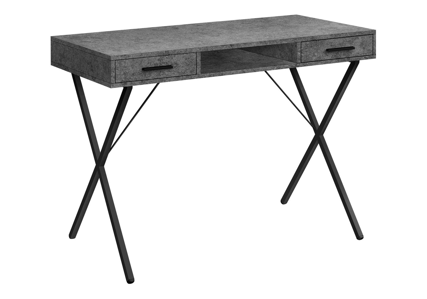 Contemporary Computer Desk with Storage Drawers