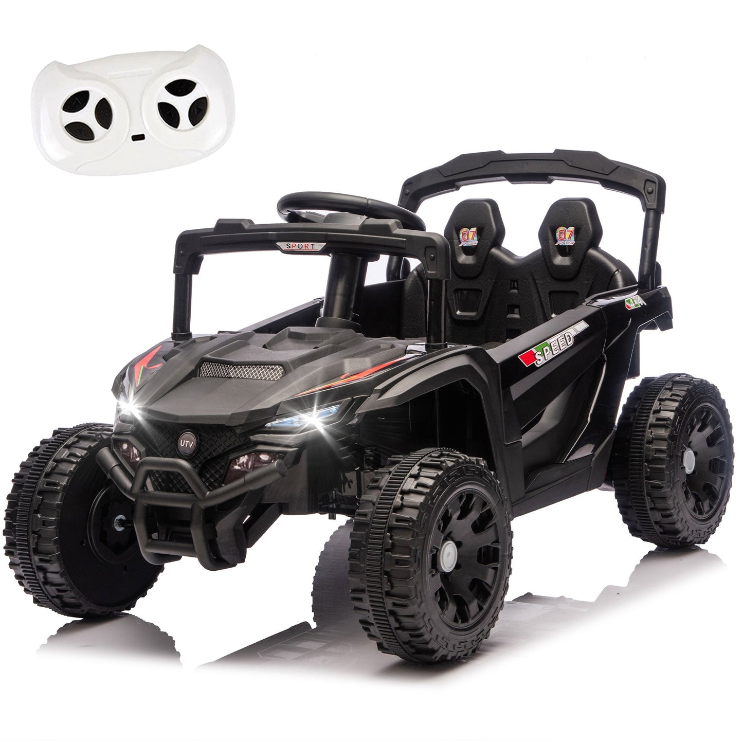24V Kids Ride-On UTV with Remote Control and Music