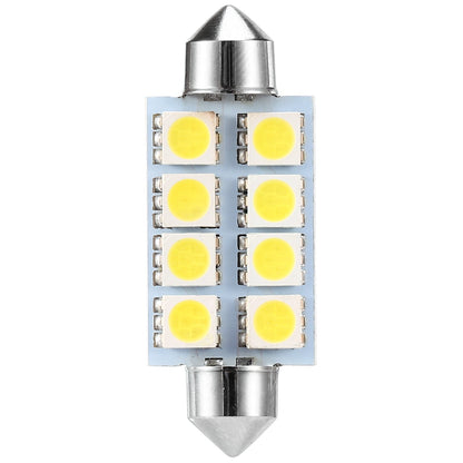 14Pcs T10 31mm 41mm Festoon LED Light Bulb Interior Dome Map LED Lights License Plate Trunk Side Positioning Lights 6000K White