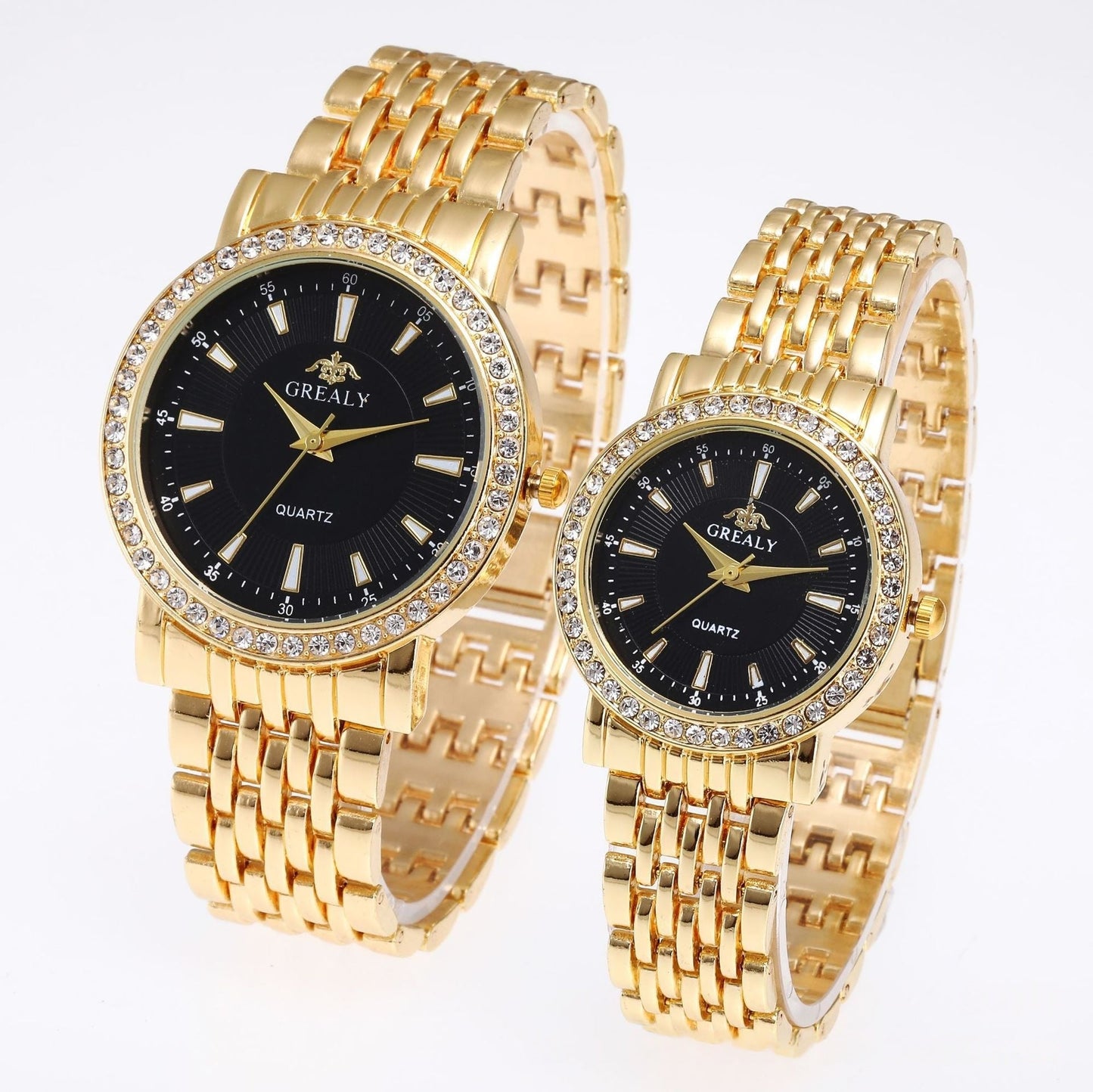 Mens And Womens Quartz Dress Couple Watches Business Gift