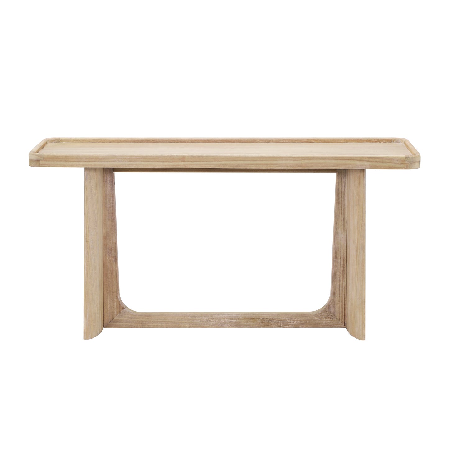 Farmhouse Console Table with Tray Top Design