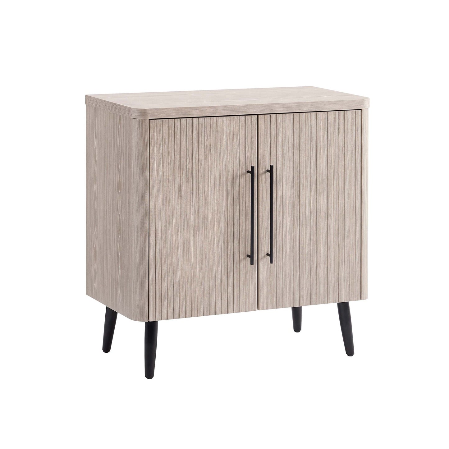 Jodie - Fluted Accent Cabinet - Oak