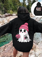 Halloween Graphic Long Sleeve Hoodie