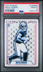Graded 2024 Panini Phoenix Malik Nabers #CONMNS Contours Rookie RC Football Card PSA 10 Gem Mint