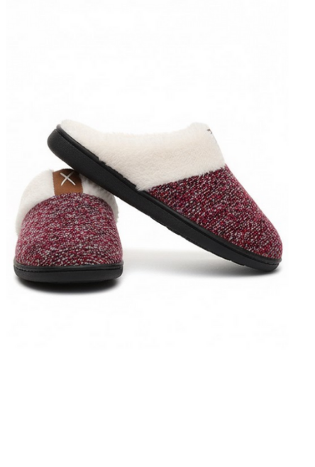 New Sparkling Purple Winter Plush Fashion Thick Bottom Warm House Slipper for Women