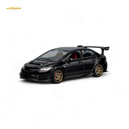 MicroTurbo FD2 J'S Racing Metallic Black 1:64