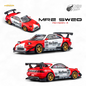 MicroTurbo Toyota MR2 Red & White Racing Livery 1:64