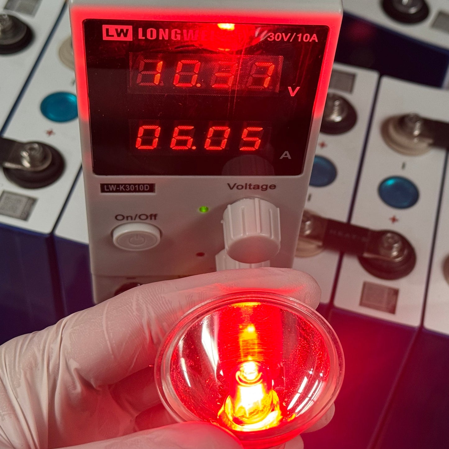 12V - 24V Miniature Infrared / Red Light MR16 Halogen IR Heating Lamp