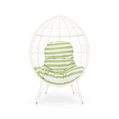 Cosmos - Round Hammered Iron Teardrop Chair