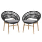 Cyril - Outdoor Papasan Style Dining Chair (Set of 2)