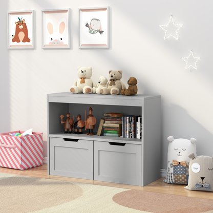 Book Organizer & Toy Storage Cabinet