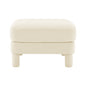 Polyester Beige Ottoman