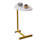 C-Shaped Side Table for Sofa and Bedroom