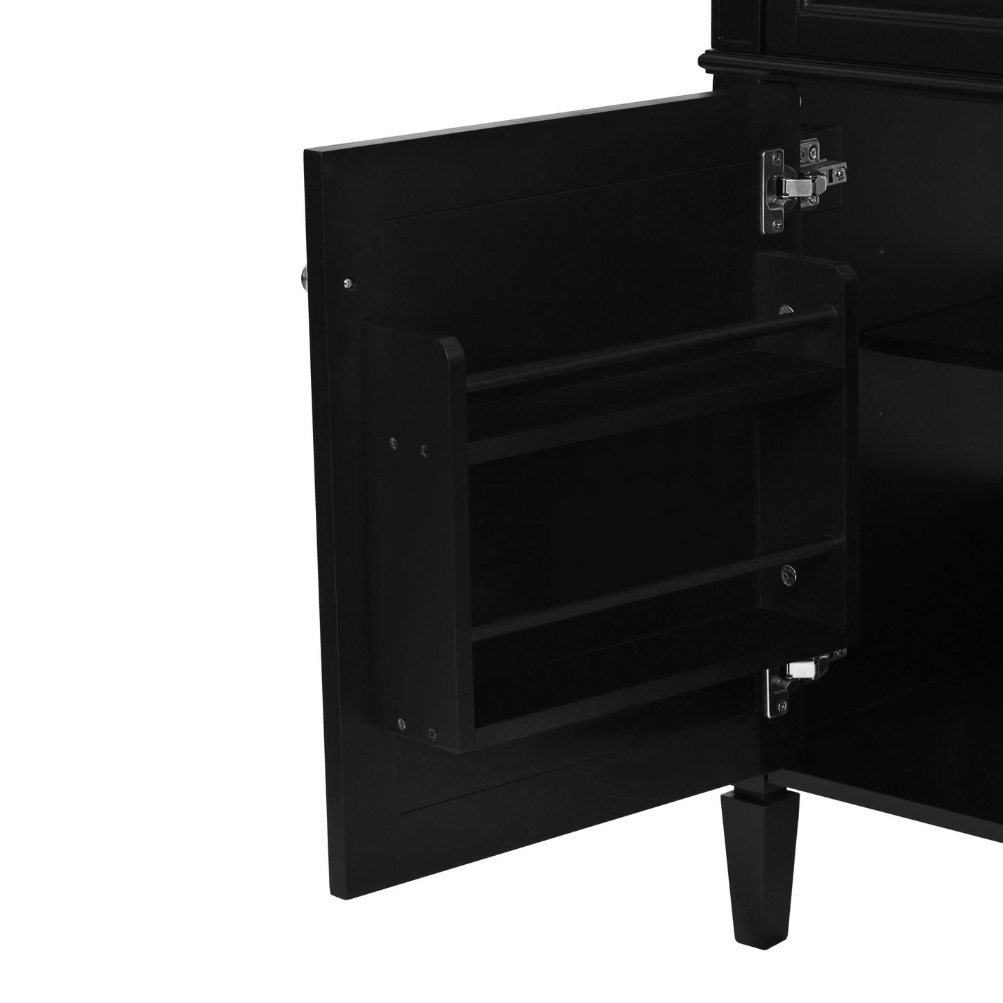 Bathroom Vanity With 2 Drawers And Tip-Out Drawer, Storage Cabinet