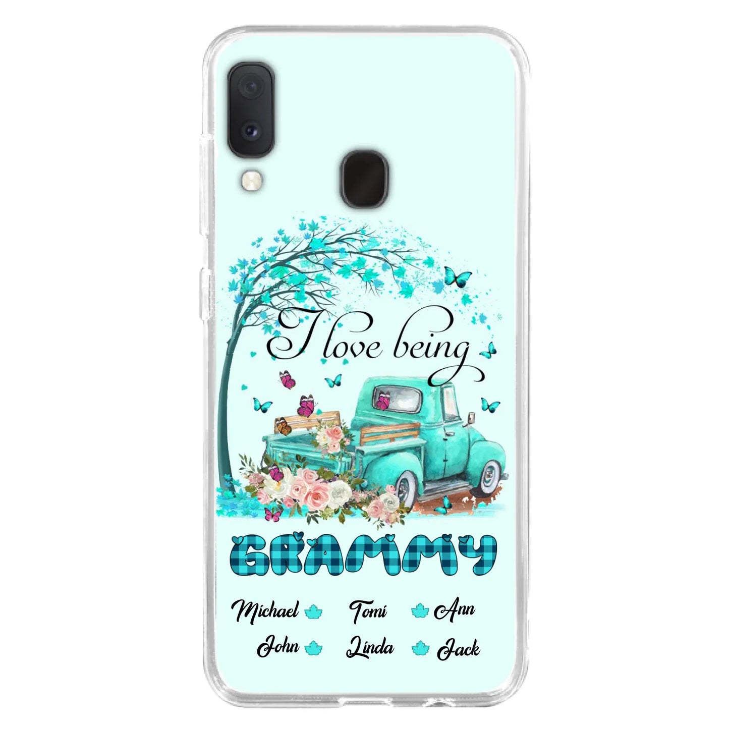 Custom Personalized Phone Case - I Love Being Grandma - R5OIKQ