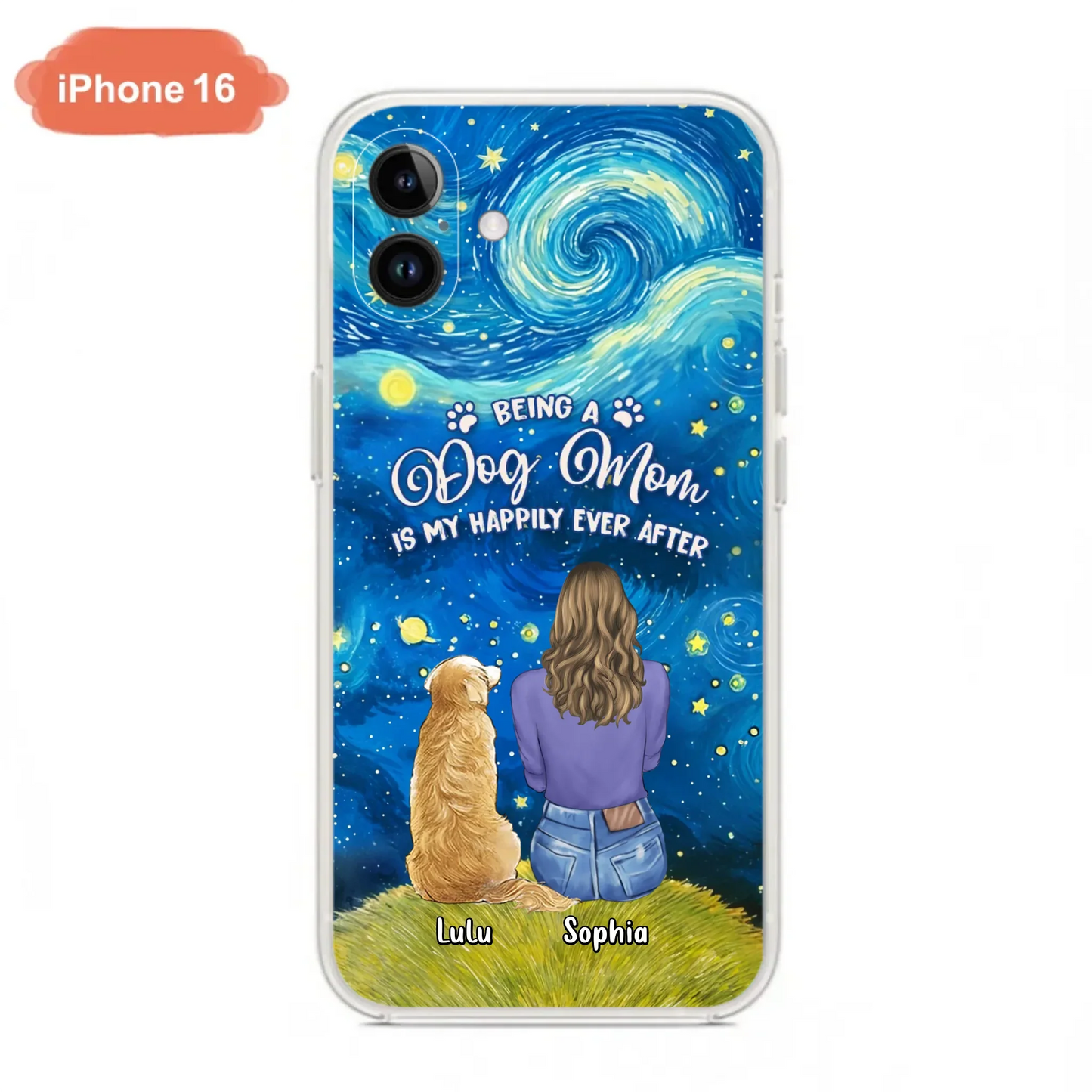 Personalized Dog Mom Phone Case - Up to 3 Dogs - Mother's Day Gift Idea For Dog Lover - Dog Mama Life Is Ruff - Case For iPhone/ Samsung