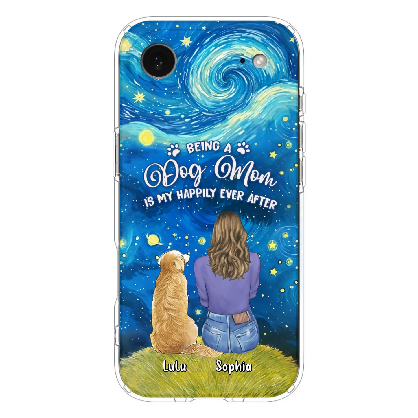Personalized Dog Mom Phone Case - Up to 3 Dogs - Mother's Day Gift Idea For Dog Lover - Dog Mama Life Is Ruff - Case For iPhone/ Samsung