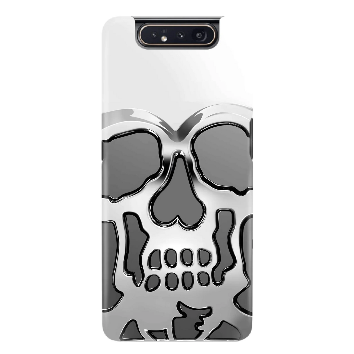 Custom Personalized Veteran Skull Metalic Phone Case - Gift Idea For Veteran - Case For iPhone/ Samsung