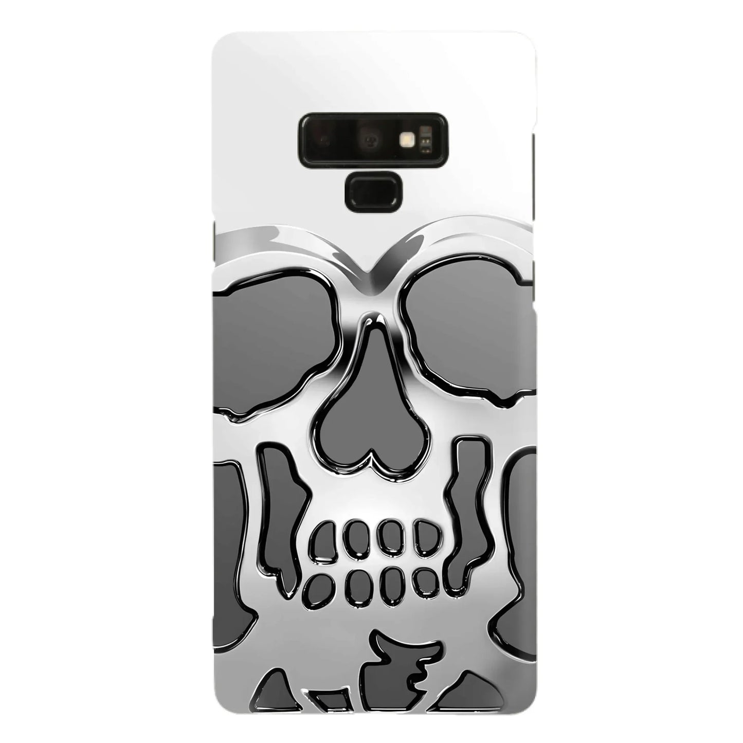 Custom Personalized Veteran Skull Metalic Phone Case - Gift Idea For Veteran - Case For iPhone/ Samsung