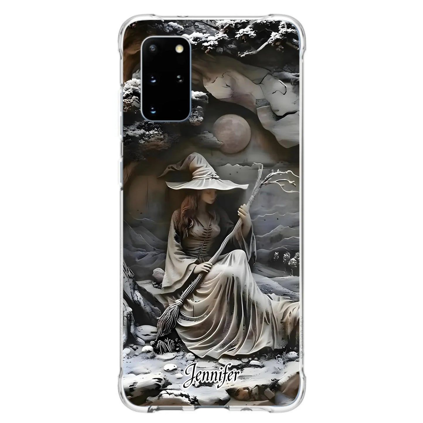 Custom Personalized Witch Phone Case - Halloween/ Birthday Gift Idea For Yourself, Witch Lovers - Case For iPhone/ Samsung
