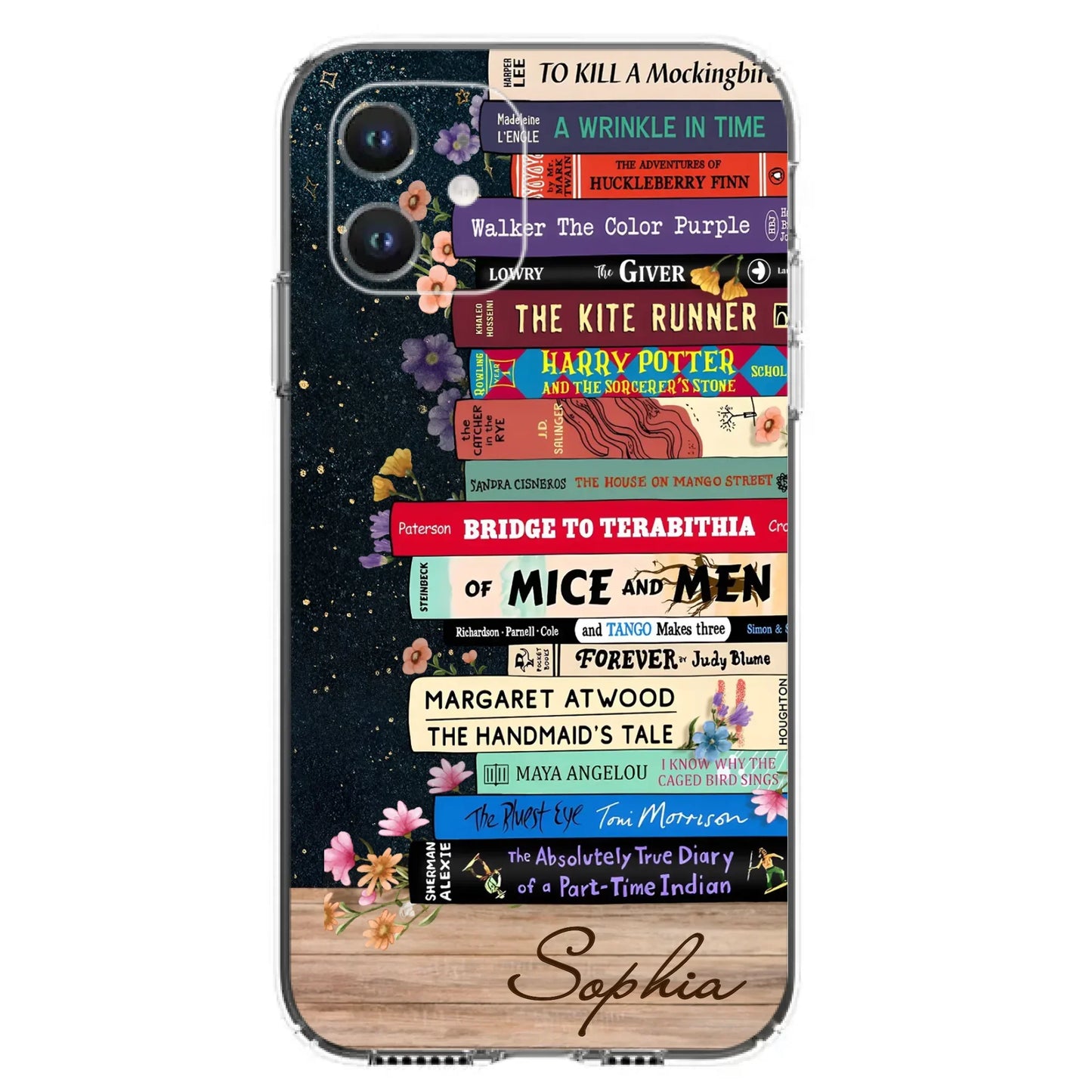 Custom Personalized Books Phone Case - Reading Book Lover Gift Idea - Case For iPhone/ Samsung