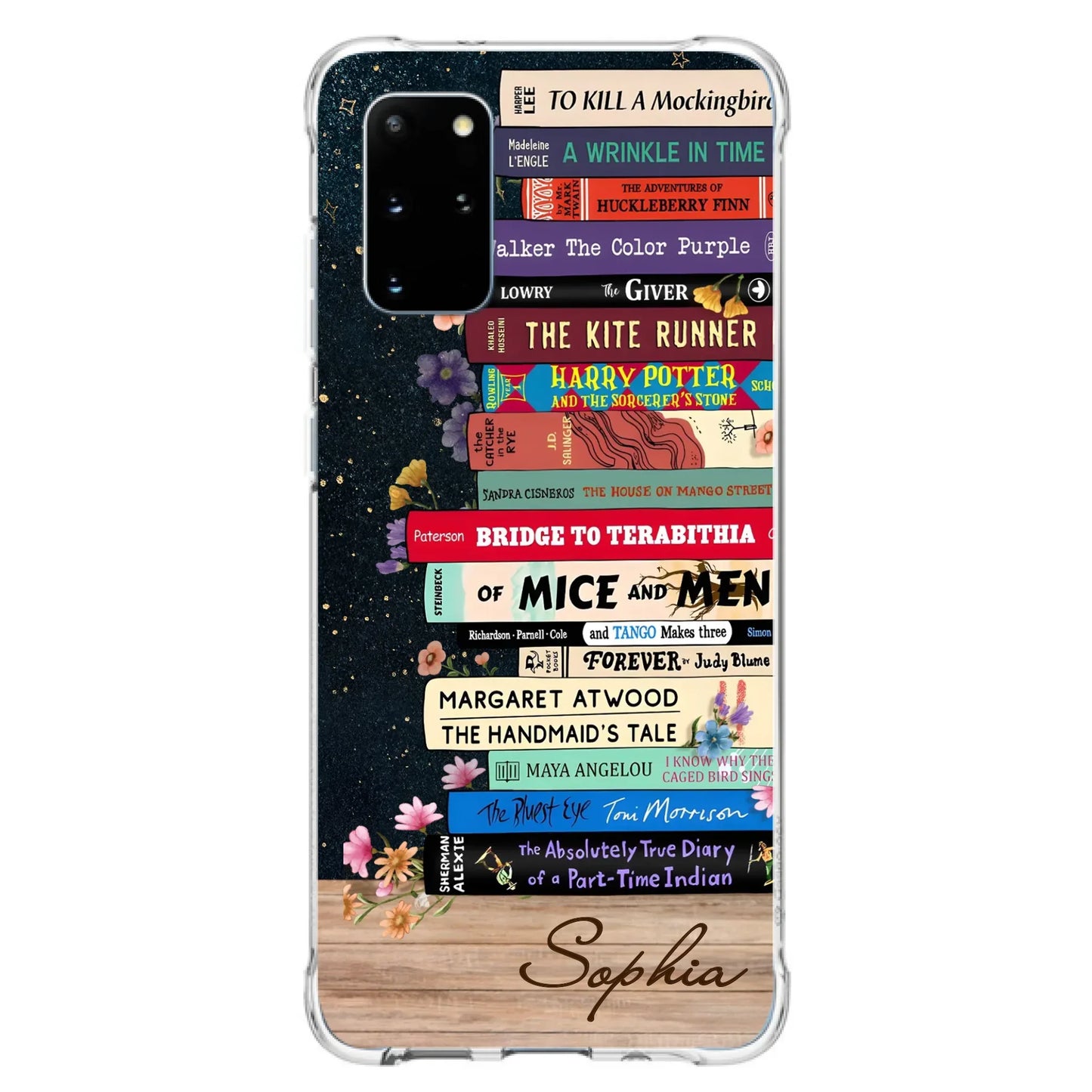 Custom Personalized Books Phone Case - Reading Book Lover Gift Idea - Case For iPhone/ Samsung