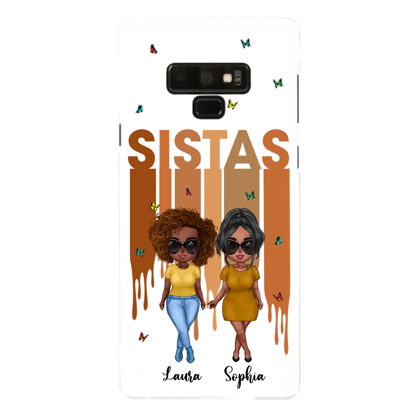 Custom Personalized Best Friends Phone Case - Upto 5 Girls - Gift Idea For Sisters/ Besties - Case For iPhone/Samsung