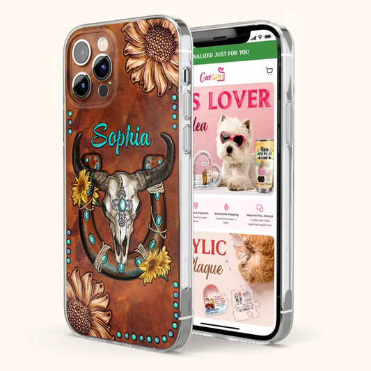 Custom Personalized Cowboy Cowgirl Phone Case - Case For iPhone/ Samsung