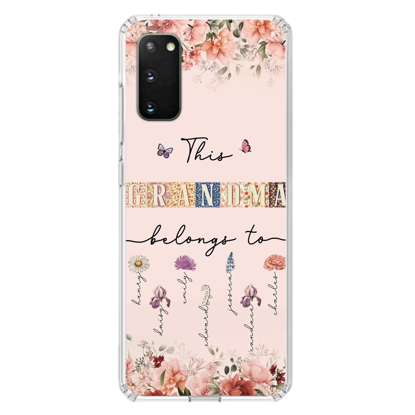 Custom Personalized Grandma/Mom Phone Case - Upto 7 Kids - Mother's Day Gift Idea for Grandma/Mom - Case for iPhone/Samsung