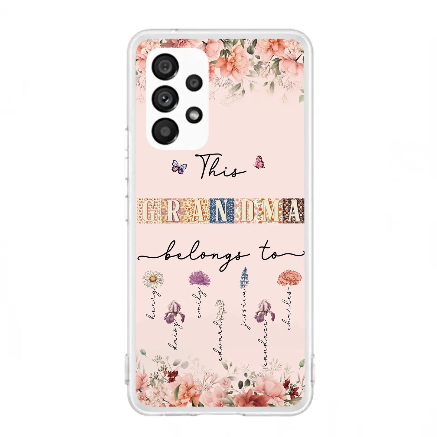 Custom Personalized Grandma/Mom Phone Case - Upto 7 Kids - Mother's Day Gift Idea for Grandma/Mom - Case for iPhone/Samsung