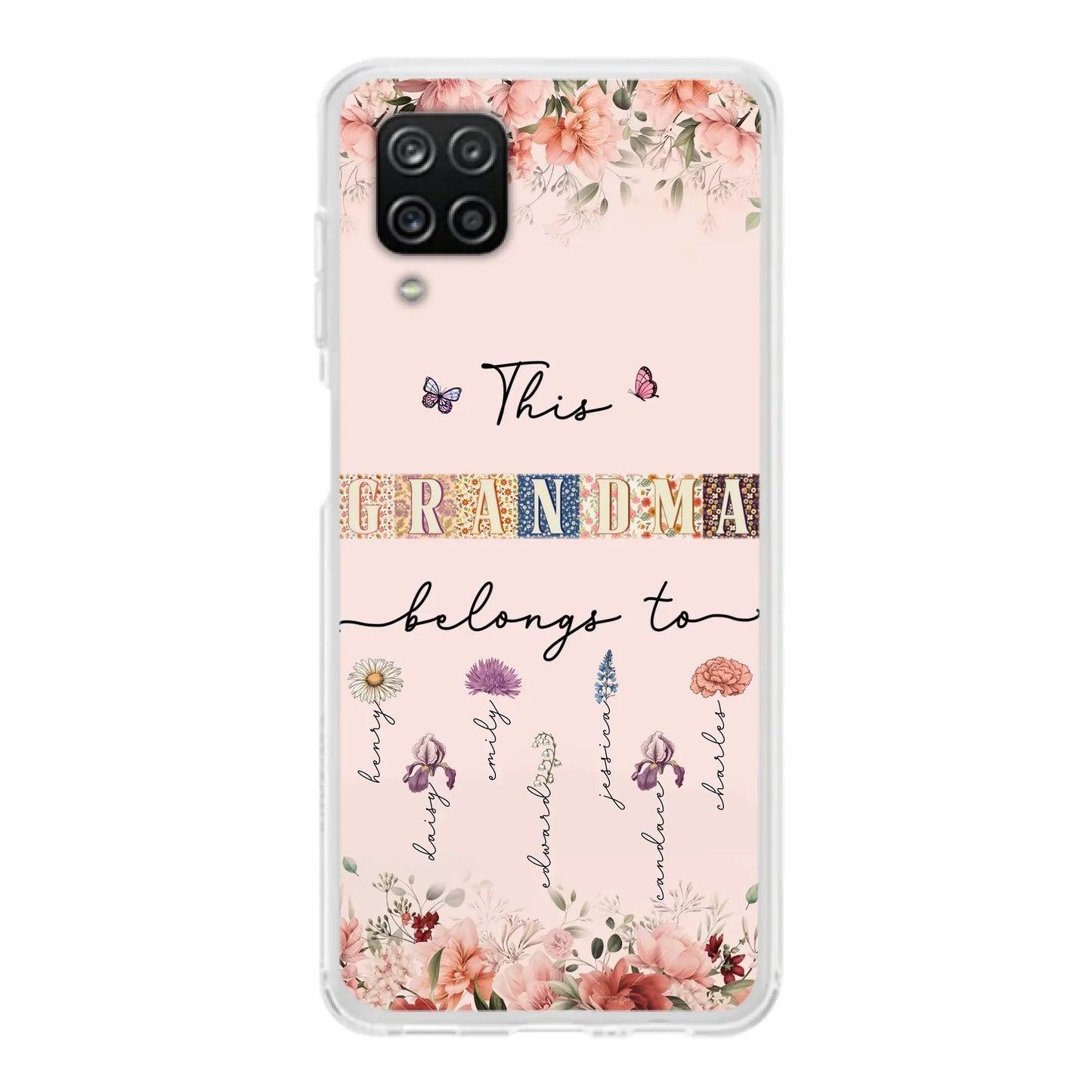 Custom Personalized Grandma/Mom Phone Case - Upto 7 Kids - Mother's Day Gift Idea for Grandma/Mom - Case for iPhone/Samsung