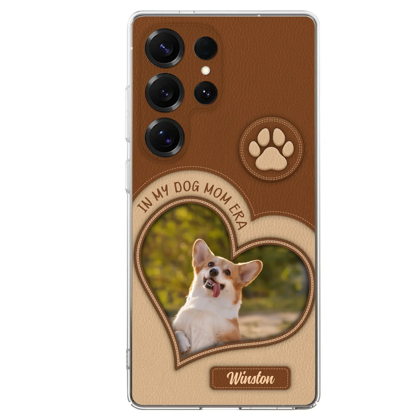 Custom Personalized In My Dog Mom Era Phone Case - Upload Photo - Gift Idea For Dog Lover/ Mother's Day - Case For iPhone/ Samsung