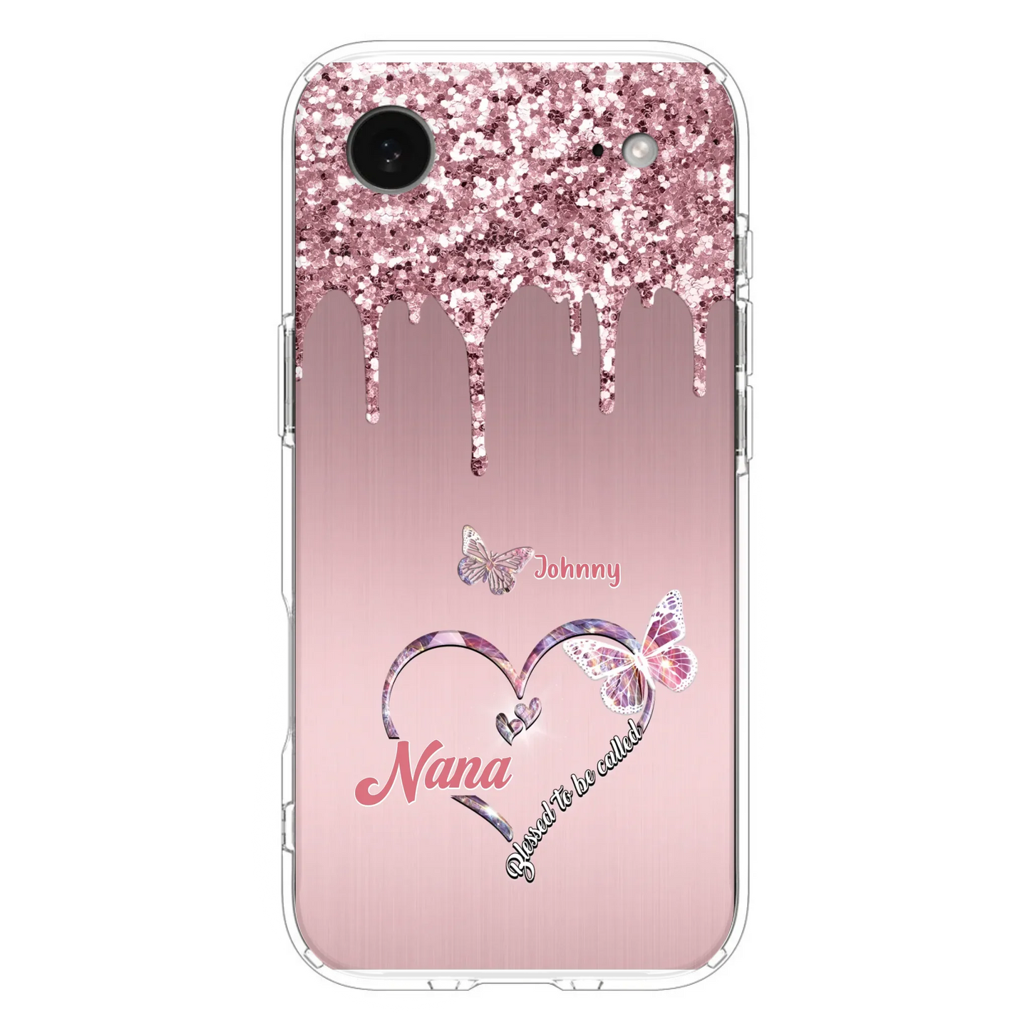 Custom Personalized Grandma Phone Case - Upto 10 Kids - Gift Idea For Mom/ Grandma/ Mother's Day - Case for iPhone/Samsung - Blessed To Be Called Nana
