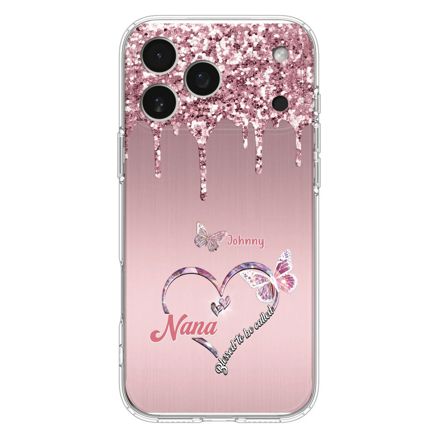 Custom Personalized Grandma Phone Case - Upto 10 Kids - Gift Idea For Mom/ Grandma/ Mother's Day - Case for iPhone/Samsung - Blessed To Be Called Nana