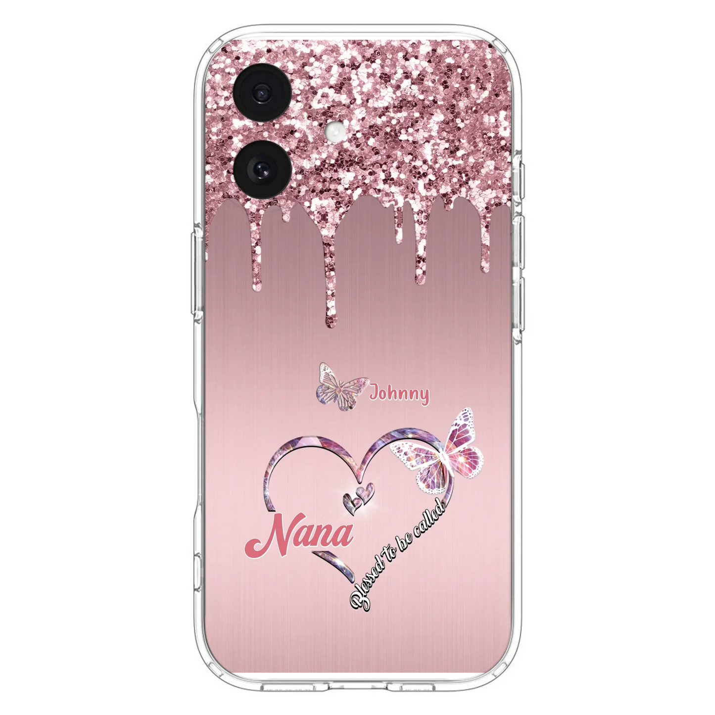 Custom Personalized Grandma Phone Case - Upto 10 Kids - Gift Idea For Mom/ Grandma/ Mother's Day - Case for iPhone/Samsung - Blessed To Be Called Nana