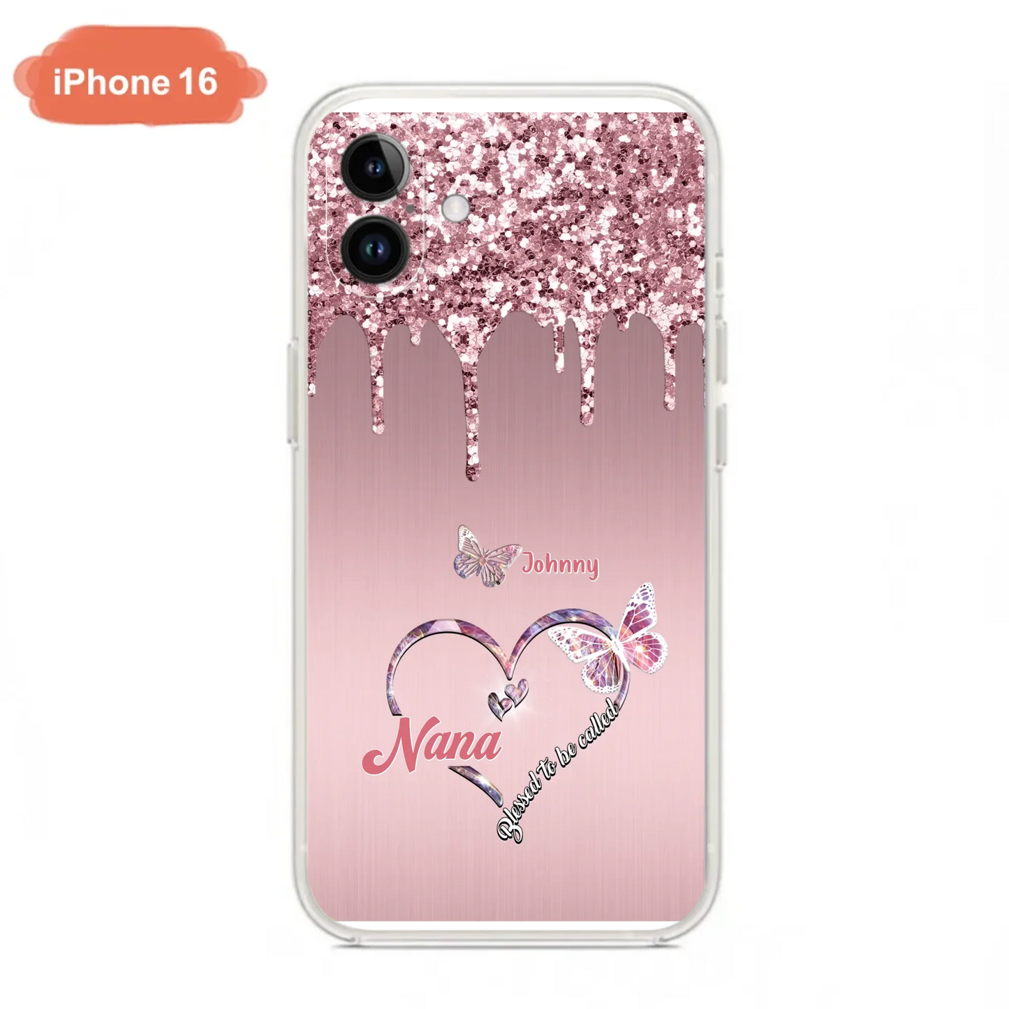 Custom Personalized Grandma Phone Case - Upto 10 Kids - Gift Idea For Mom/ Grandma/ Mother's Day - Case for iPhone/Samsung - Blessed To Be Called Nana