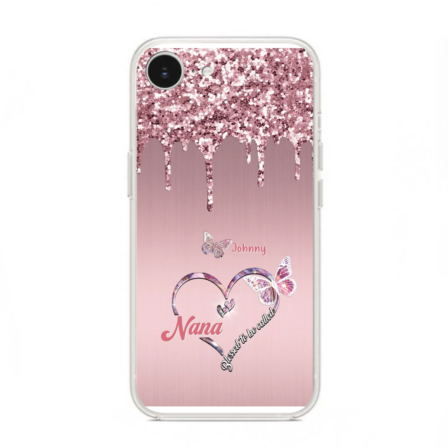 Custom Personalized Grandma Phone Case - Upto 10 Kids - Gift Idea For Mom/ Grandma/ Mother's Day - Case for iPhone/Samsung - Blessed To Be Called Nana