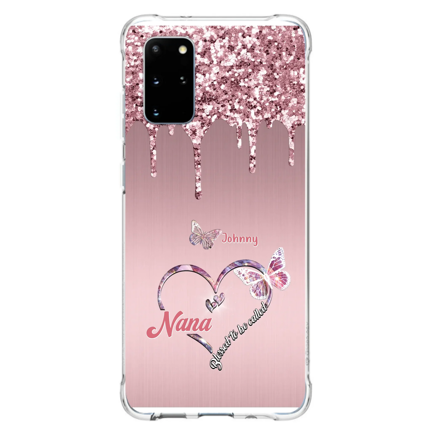 Custom Personalized Grandma Phone Case - Upto 10 Kids - Gift Idea For Mom/ Grandma/ Mother's Day - Case for iPhone/Samsung - Blessed To Be Called Nana