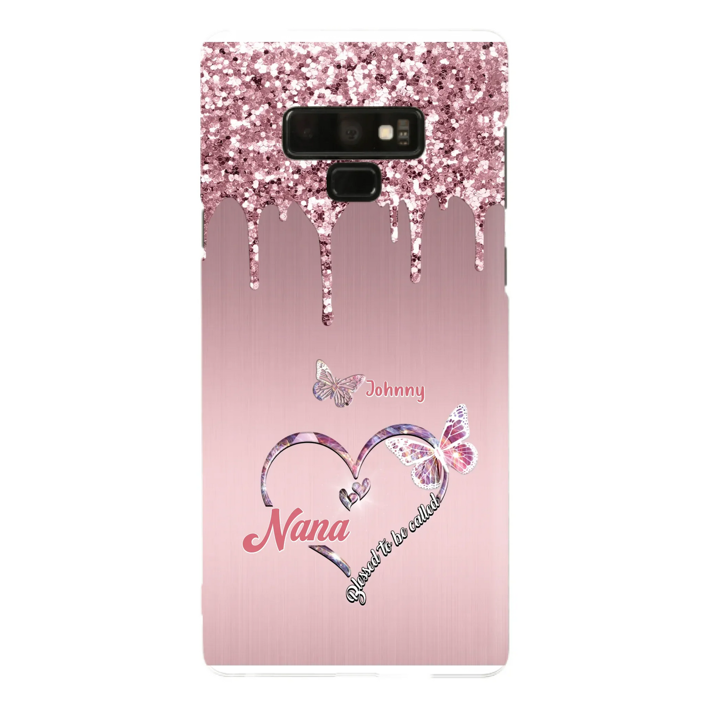Custom Personalized Grandma Phone Case - Upto 10 Kids - Gift Idea For Mom/ Grandma/ Mother's Day - Case for iPhone/Samsung - Blessed To Be Called Nana