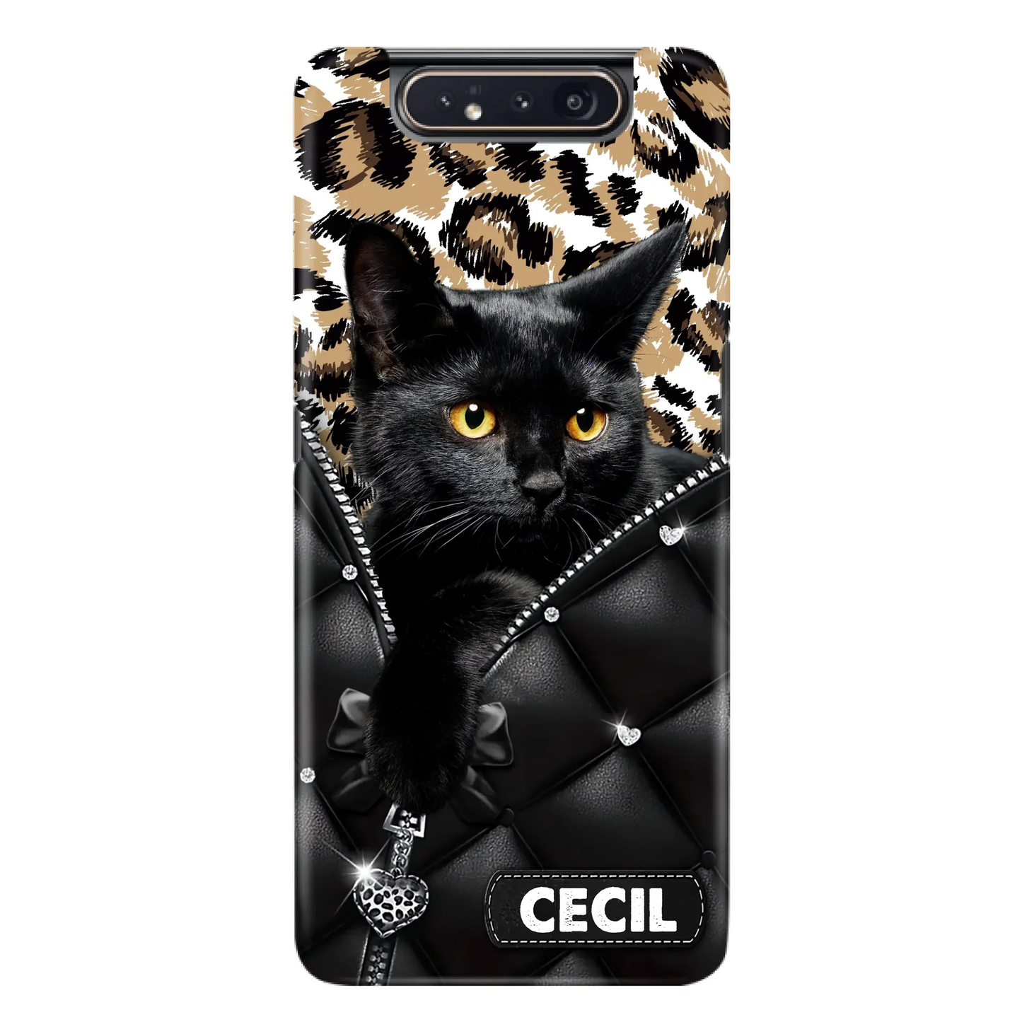 Custom Personalized Cat Phone Case For iPhone/Samsung - Upload Photo - Gift Idea For Cat Lovers