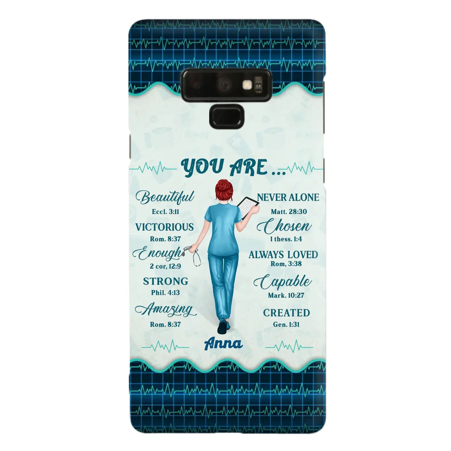 Custom Personalized Nurse Phone Case - Gift Idea For Nurse/ Birthday/ Friend - You Are Beautiful - Cases For iPhone/Samsung
