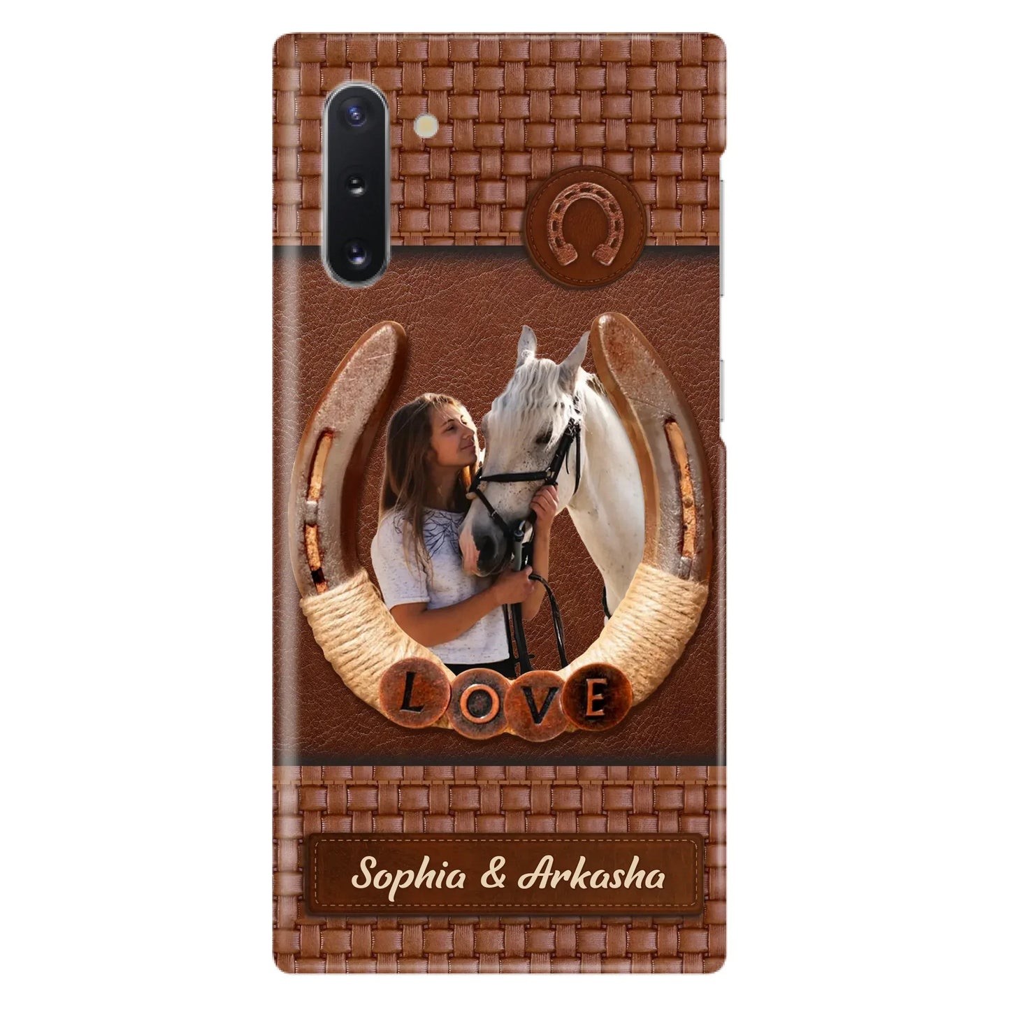 Custom Personalized Horse Phone Case - Upload Photo - Gift Idea Horse Lover - Case For iPhone And Samsung