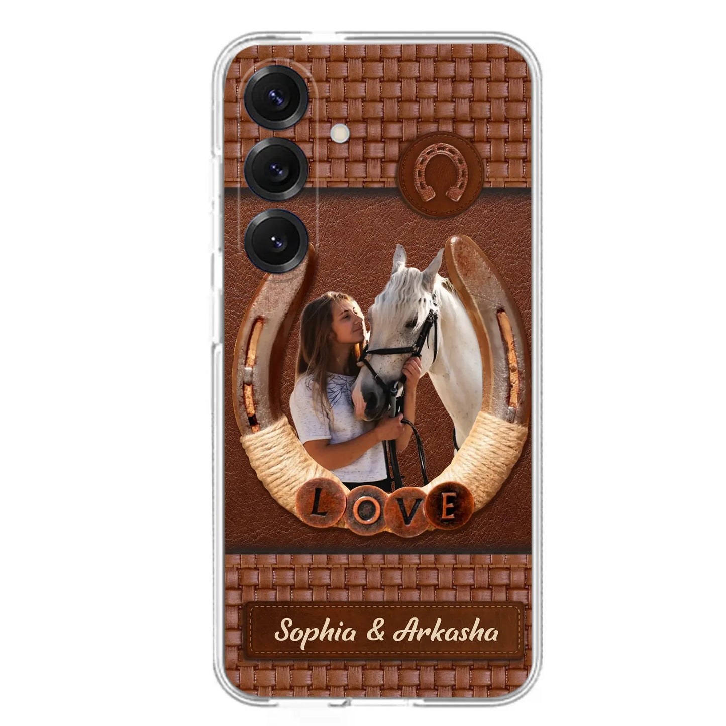 Custom Personalized Horse Phone Case - Upload Photo - Gift Idea Horse Lover - Case For iPhone And Samsung