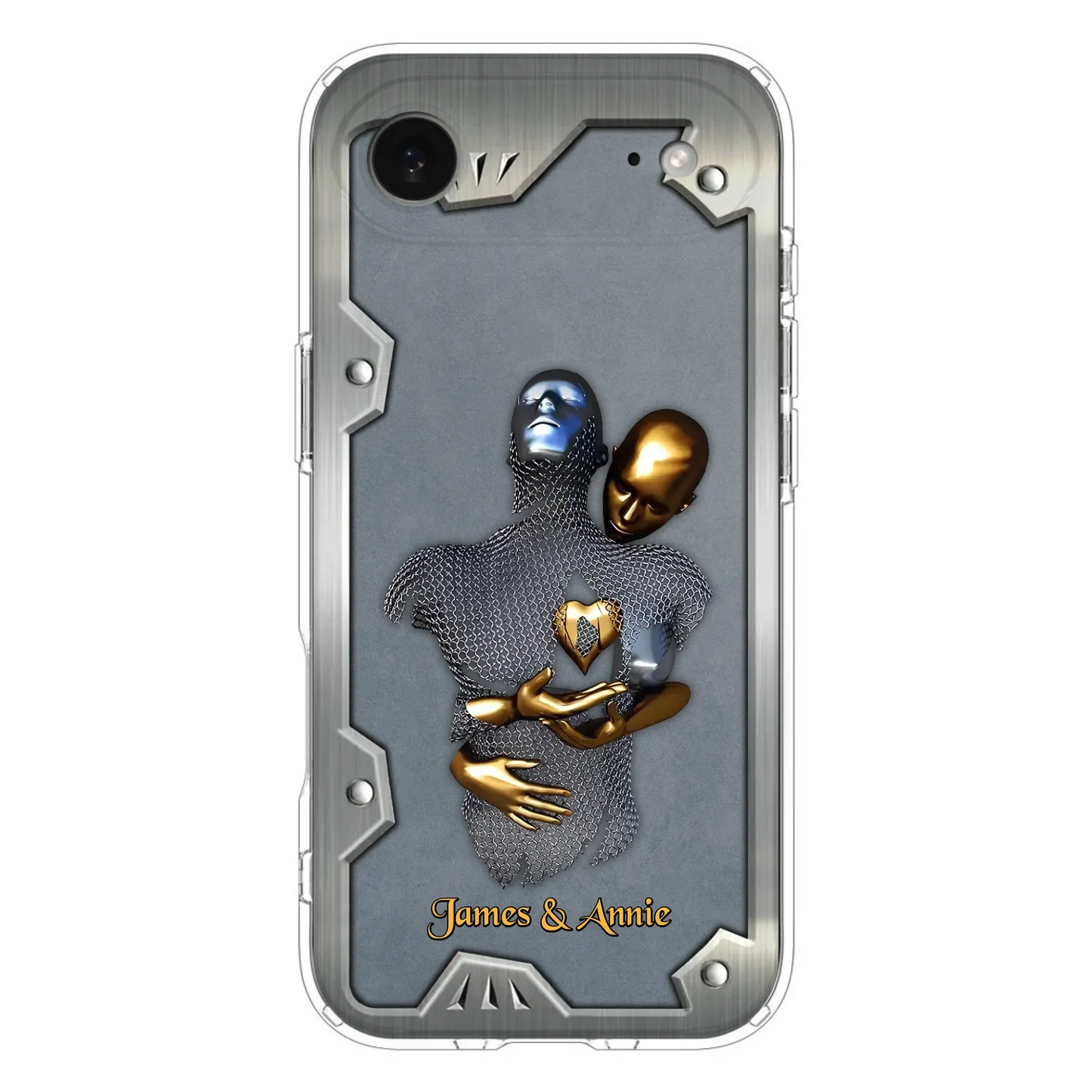 Custom Personalized Couple Phone Case - Gift Idea For Couple/ Valentines Day - Case For iPhone/ Samsung