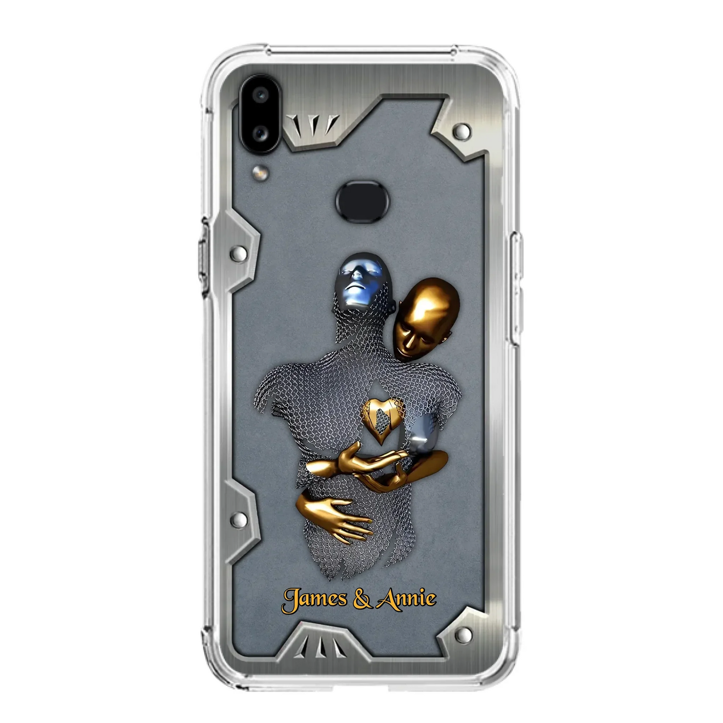 Custom Personalized Couple Phone Case - Gift Idea For Couple/ Valentines Day - Case For iPhone/ Samsung